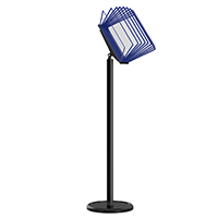 МАЧТА-03.А4.Bk/Bu Демосистема напольная черная 10 синих панелей А4 МАЧТА-03.А4.Bk/Bu Демосистема напольная черная 10 синих панелей А4