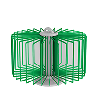 ТАЙФУН-03.А4Gr.Gn Демосистема настольная вращ.серая 30 зеленых панелей А4 (П) ТАЙФУН-03.А4Gr.Gn Демосистема настольная вращ.серая 30 зеленых панелей А4 (П)