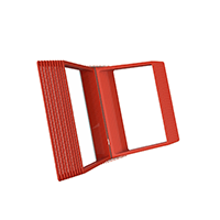 Настенная Демосистема Красная 20 Панелей А4 АККОРД | VRT-Shop Демосистема настенная АККОРД 20 панелей А4 красная VRT