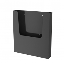 Настенный Карман ТОРНАДО А4 серный. Повышенной Прочности, Литьевой | VRT-Shop ТОРНАДО-01.А4.Bk Карман информационный А4 черный