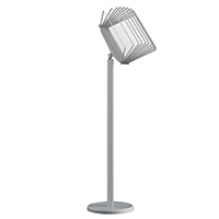 Напольная Демосистема Серая 10 Панелей А4 с Регулируемым Углом Наклона МАЧТА | VRT-Shop Демосистема напольная МАЧТА 10 панелей А4 с регулируемым углом наклона серая VRT