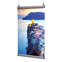 Комплект Профилей для Подвеса Плаката ш.850 | VRT-Shop Клик-Профили АЛЬТ для плаката ш.850 VRT