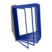 Демосистема настенная АККОРД 10 панелей А4 синяя VRT