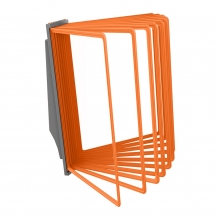 АККОРД-01.А4Gr.Or Демосистема настенная серая 10 оранжевых панелей А4 АККОРД-01.А4Gr.Or Демосистема настенная серая 10 оранжевых панелей А4