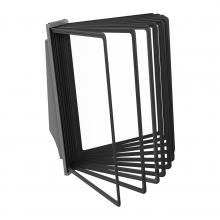 Настенная Демосистема Черная 10 Панелей А4 АККОРД | VRT-Shop Демосистема настенная АККОРД 10 панелей А4 черная VRT