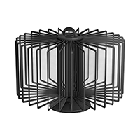 ТАЙФУН-03.А4Bk.Bk Демосистема настольная вращ.черная 30 черных панелей А4