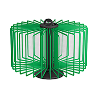 ТАЙФУН-03.А4Bk.Gn Демосистема настольная вращ.черная 30 зеленых панелей А4 (П)