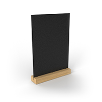 ШТРИХ-01 А5 Тейбл тент меловой с основанием из бука ШТРИХ-01 А5 Тейбл тент меловой с основанием из бука