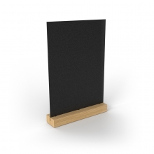 ШТРИХ-01 А5 Тейбл тент меловой с основанием из бука ШТРИХ-01 А5 Тейбл тент меловой с основанием из бука