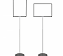 ЗНАК-02.А3.Bk Стойка информационная А3 телескопическая h=600-1000 черная
