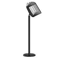 МАЧТА-03.А4.Bk/Bk Демосистема напольная черная 10 черных панелей А4