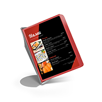 СОНАТА-03.А4.Rd Демосистема 10 панелей А4 красная настольная