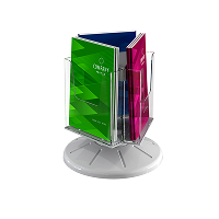 ТРИО-04.1/3А4.Gr Буклетница настольная трехсекционная 1/3А4 серая (П) ТРИО-04.1/3А4.Gr Буклетница настольная трехсекционная 1/3А4 серая (П)