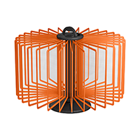 ТАЙФУН-03.А4Bk.Or Демосистема настольная вращ.черная 30 оранжевых панелей А4 (П)