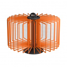 ТАЙФУН-03.А4Bk.Or Демосистема настольная вращ.черная 30 оранжевых панелей А4 (П)