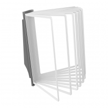 Настенная Демосистема Белая 10 Панелей А4 АККОРД | VRT-Shop Демосистема настенная АККОРД 10 панелей А4 белая VRT