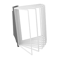 Демосистема настенная АККОРД 10 панелей А4 белая VRT