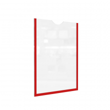 Самоклеющаяся Рамка-Слайд Формата А4 ШОЛДЕР Красная | VRT-Shop Самоклеющийся карман ШОЛДЕР VRT