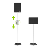 Стойка ГРАФИТ меловая VRT