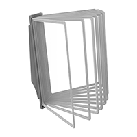 Демосистема настеная АККОРД 10 панелей А4 серая VRT