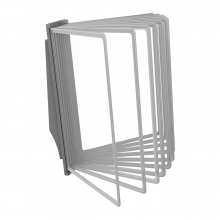 Настенная Демосистема Серая 10 Панелей А4 АККОРД | VRT-Shop Демосистема настеная АККОРД 10 панелей А4 серая VRT