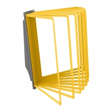 АККОРД-01.А4Gr.Ye Демосистема настенная серая 10 желтых панелей А4 АККОРД-01.А4Gr.Ye Демосистема настенная серая 10 желтых панелей А4