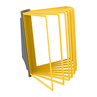 АККОРД-01.А4Gr.Ye Демосистема настенная серая 10 желтых панелей А4 АККОРД-01.А4Gr.Ye Демосистема настенная серая 10 желтых панелей А4