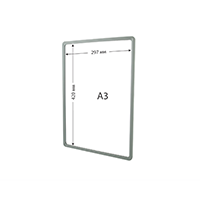 Рамка СТИМУЛ А3 с Защитным Вкладышем Серая | VRT-Shop Рамка СТИМУЛ А3 серая изображение