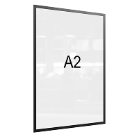 Рамка на магните МАГНЕТИК А2 черная VRT
