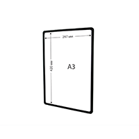 Рамка СТИМУЛ А3 черная изображение