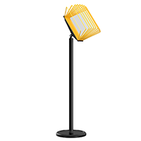 МАЧТА-03.А4.Bk/Ye Демосистема напольная черная 10 желтых панелей А4