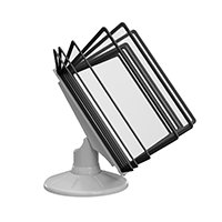 СЮИТА-01.А4Gr.Bk Демосистема настольная вращающаяся серая 10 черных панелей А4 СЮИТА-01.А4Gr.Bk Демосистема настольная вращающаяся серая 10 черных панелей А4