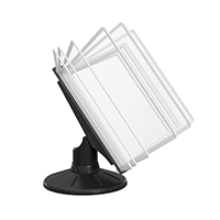 СЮИТА-01.А4Bk.Wt Демосистема настольная вращающаяся черная 10 белых панелей А4 СЮИТА-01.А4Bk.Wt Демосистема настольная вращающаяся черная 10 белых панелей А4